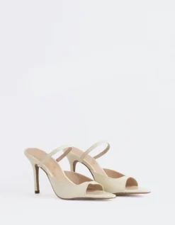 High Heels|Mules-L'INTERVALLE Scilla Off White Naplack