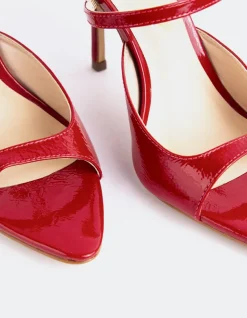 High Heels|Mules-L'INTERVALLE Scilla Red Naplack