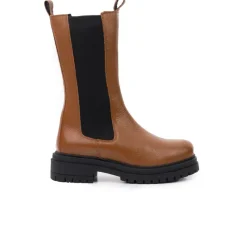 Ankle Boots-L'INTERVALLE Seracuse Tan Leather