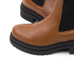 Ankle Boots-L'INTERVALLE Seracuse Tan Leather