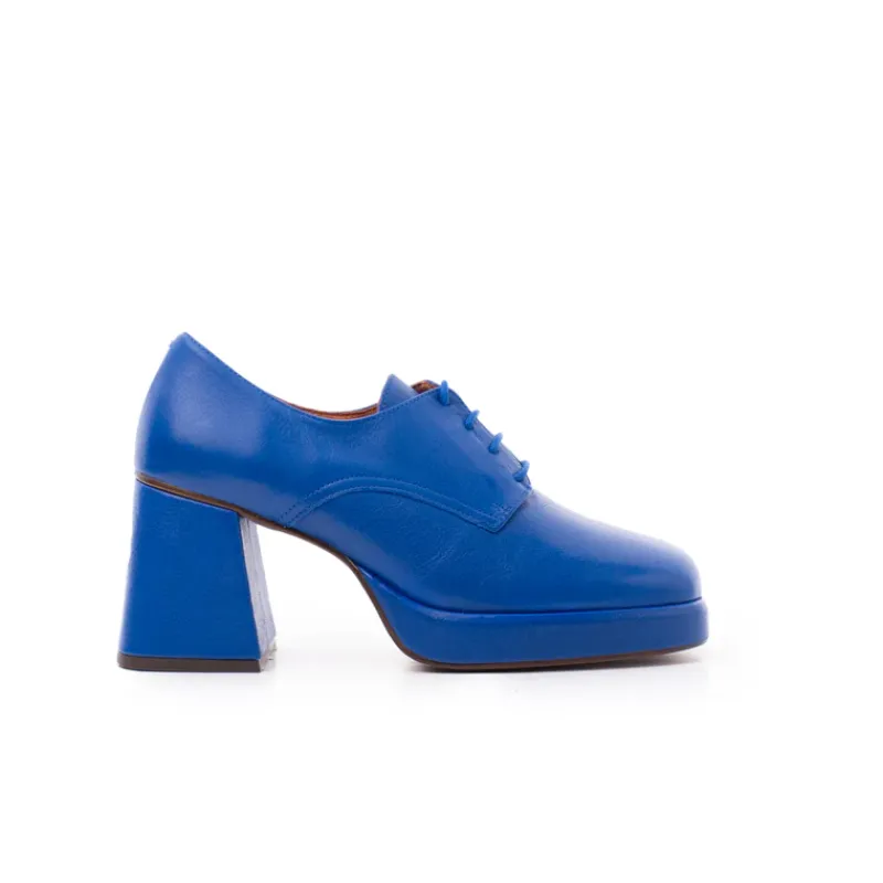 Lace-up-L'INTERVALLE Sevres Blue Leather