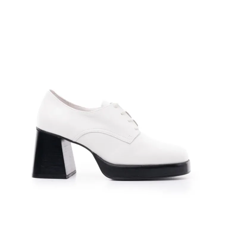 Lace-up-L'INTERVALLE Sevres White Leather