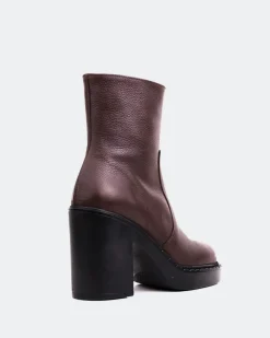 Ankle Boots-L'INTERVALLE Shivers Brown Leather