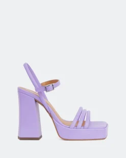 Platform-L'INTERVALLE Shock Purple Leather