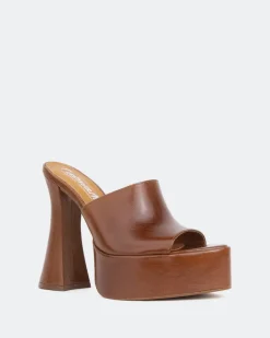 Platform-L'INTERVALLE Shore Tan Leather/Cuir Ocre