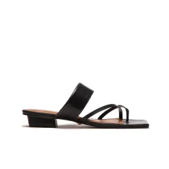 Flats-L'INTERVALLE Show Black Leather