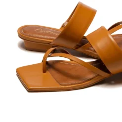 Flats-L'INTERVALLE Show Camel Leather