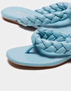Flats-L'INTERVALLE Sirocco Blue Leather