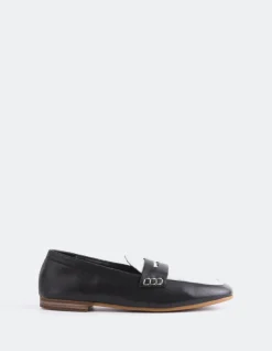 Loafers-L'INTERVALLE Skye Black Ice Leather