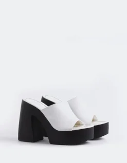 Platform-L'INTERVALLE Smyrni White Leather