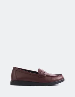 Loafers-L'INTERVALLE Sperry Burgundy Leather