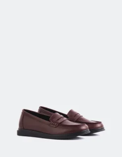 Loafers-L'INTERVALLE Sperry Burgundy Leather