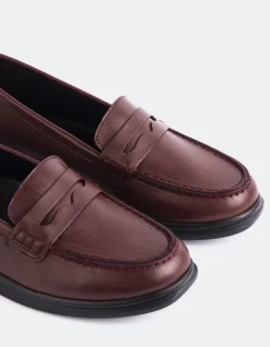 Loafers-L'INTERVALLE Sperry Burgundy Leather