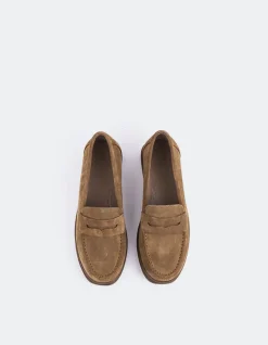 Loafers-L'INTERVALLE Sperry Cognac Suede