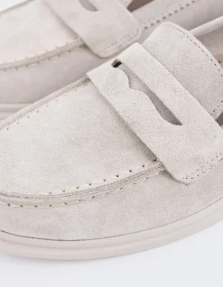 Loafers-L'INTERVALLE Sperry Taupe Suede