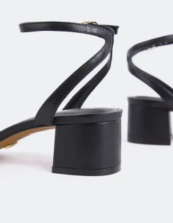 Mid Heels-L'INTERVALLE Spirea Black Leather