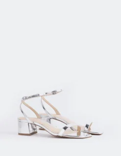Mid Heels-L'INTERVALLE Spirea Silver Mirror