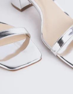 Mid Heels-L'INTERVALLE Spirea Silver Mirror
