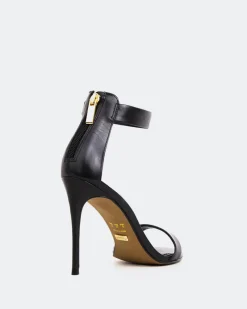 High Heels-L'INTERVALLE Springs Black Leather