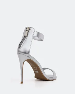 High Heels-L'INTERVALLE Springs Silver Metal