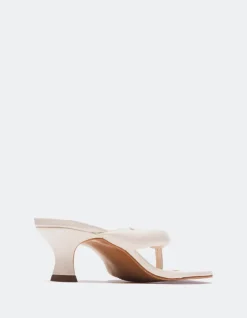 Mid Heels-L'INTERVALLE Spritz Off White Leather