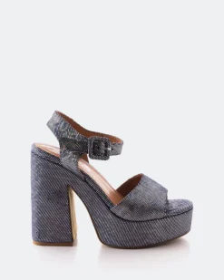 Platform-L'INTERVALLE Stafilos Navy Leather