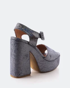 Platform-L'INTERVALLE Stafilos Navy Leather