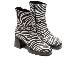 Ankle Boots|Platform-L'INTERVALLE Sullivan Zebra Print