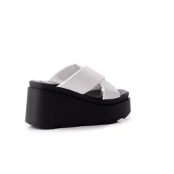 Wedges-L'INTERVALLE Sunshine White Leather