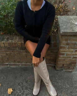 Tall Boots-L'INTERVALLE Svetlana Taupe Leather