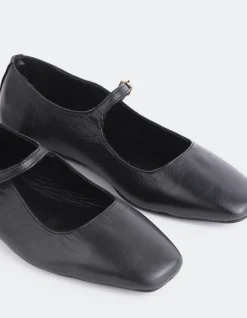 Mary-jane-L'INTERVALLE Sylph Black Leather