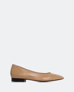Ballerinas-L'INTERVALLE Taipo Camel Leather