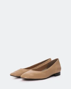 Ballerinas-L'INTERVALLE Taipo Camel Leather
