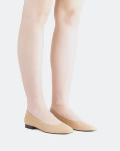 Ballerinas-L'INTERVALLE Taipo Camel Leather