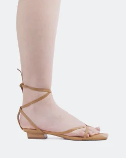 Strappy|Flats-L'INTERVALLE Talita Tan Leather