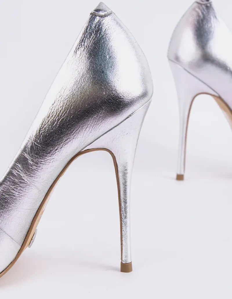 Pumps-L'INTERVALLE Teeva Silver Leather