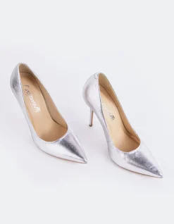Pumps-L'INTERVALLE Teeva Silver Leather