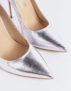 Pumps-L'INTERVALLE Teeva Silver Leather