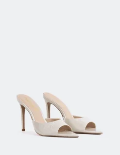 High Heels|Mules-L'INTERVALLE Thelma Off White Naplack