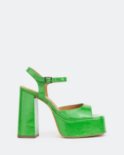 Platform-L'INTERVALLE Times Green Naplack/Nap.Vert