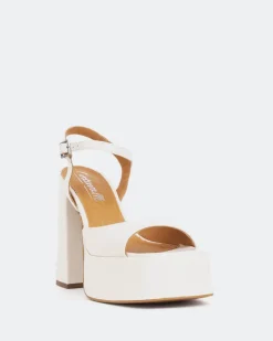 Platform-L'INTERVALLE Times Off White Naplack/Nap.Blanc Cassé
