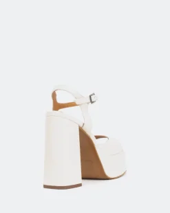 Platform-L'INTERVALLE Times Off White Naplack/Nap.Blanc Cassé