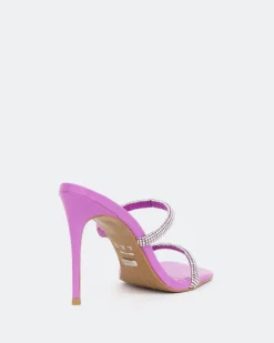 High Heels-L'INTERVALLE Tinsley, Berry Leather/Cuir Baie