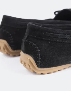 Loafers-L'INTERVALLE Titania Black Suede