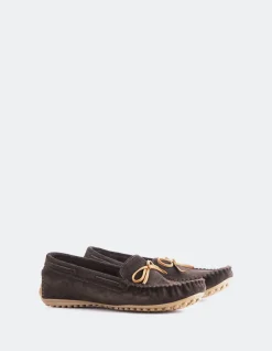 Loafers-L'INTERVALLE Titania Brown Suede