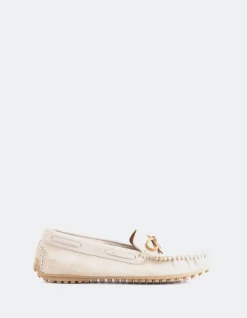 Loafers-L'INTERVALLE Titania Taupe Suede