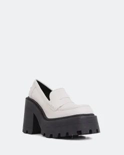 Loafers-L'INTERVALLE Tonya Off White Leather