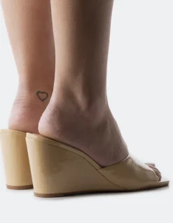 Wedges-L'INTERVALLE Toscana Camel Naplack