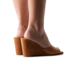 Wedges-L'INTERVALLE Toscana Chestnut Nubuck
