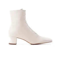 Lace-up|Ankle Boots-L'INTERVALLE Trafalgar Off White Leather